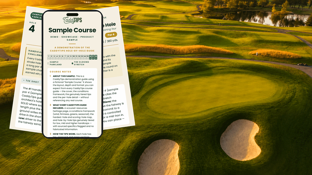 Reserve Vineyards North Course Tips