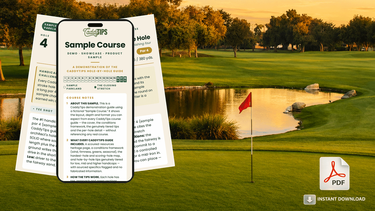El Dorado Park Course Tips