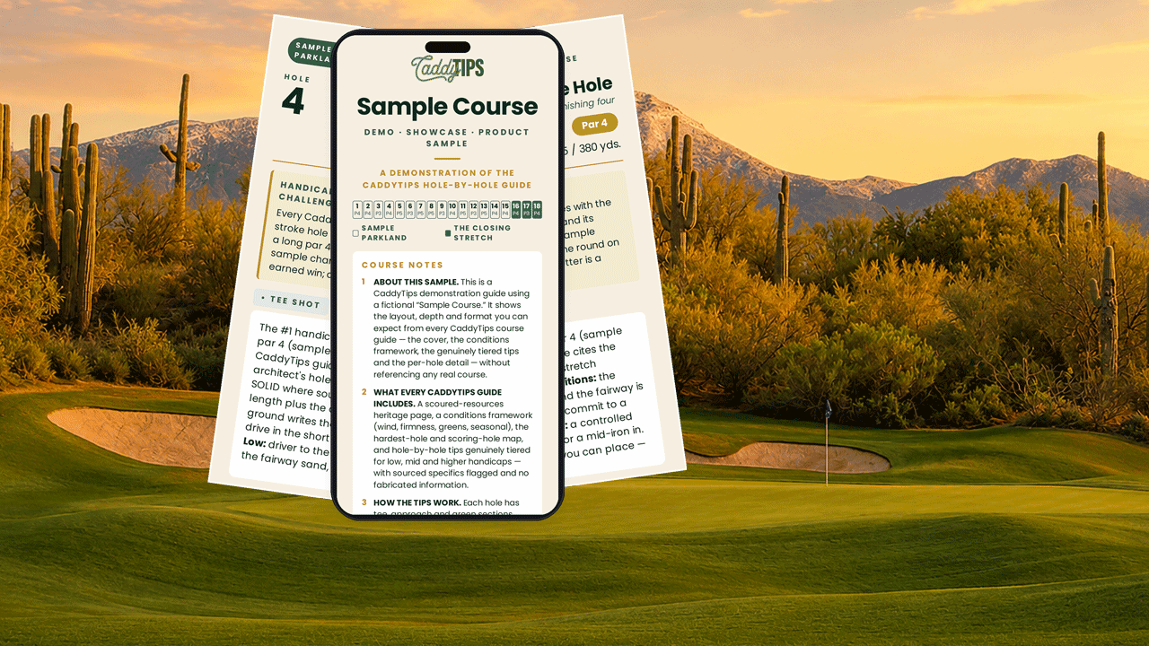 Rancho Manana Golf Course Tips