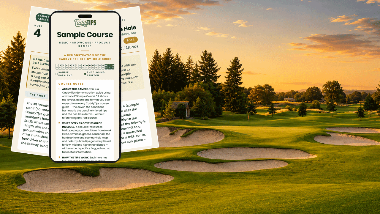 Reserve Vineyards South Course Tips