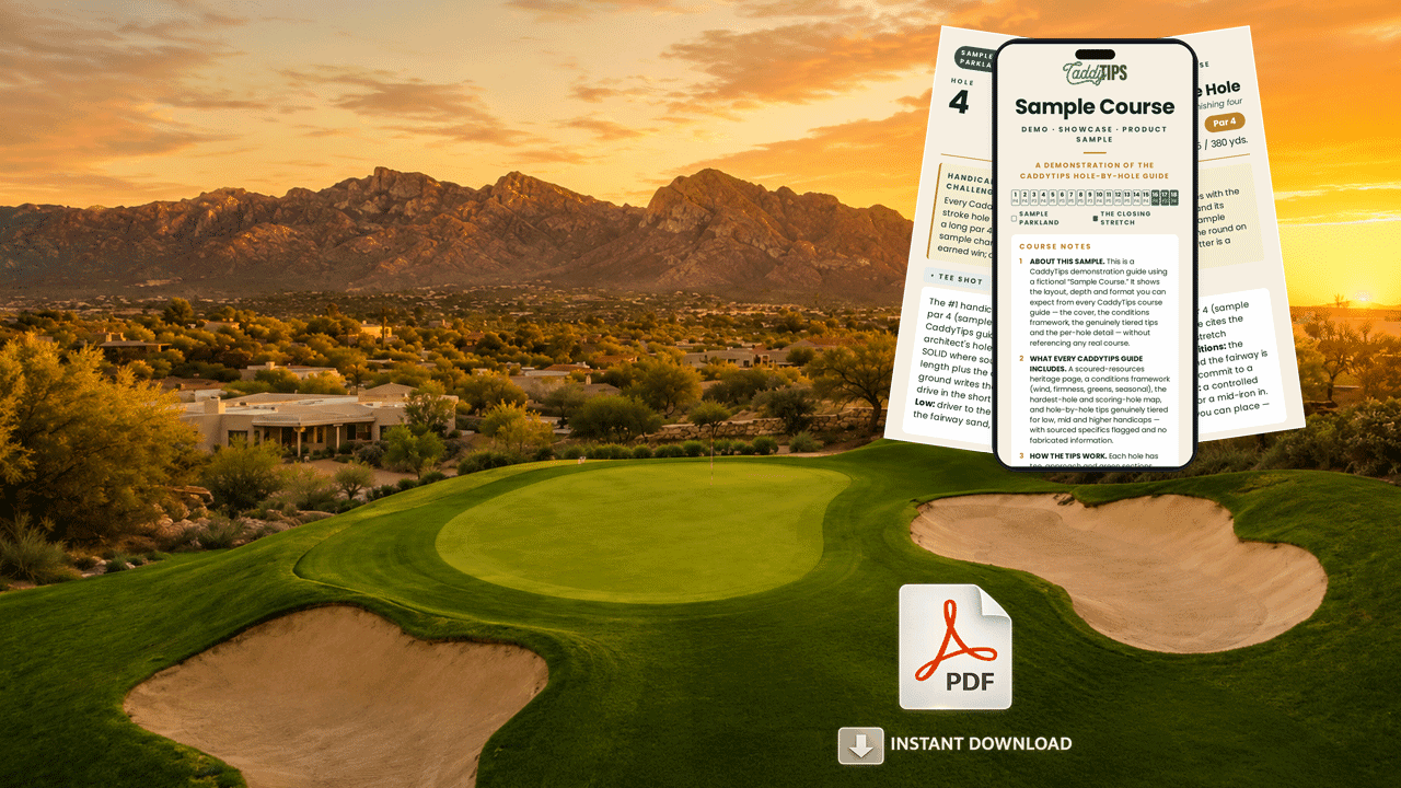 El Conquistador Golf Course Tips