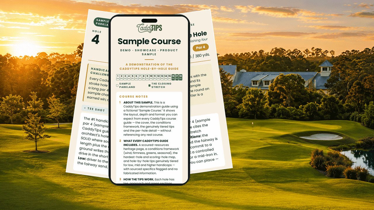 Celebration Golf Club Course Tips