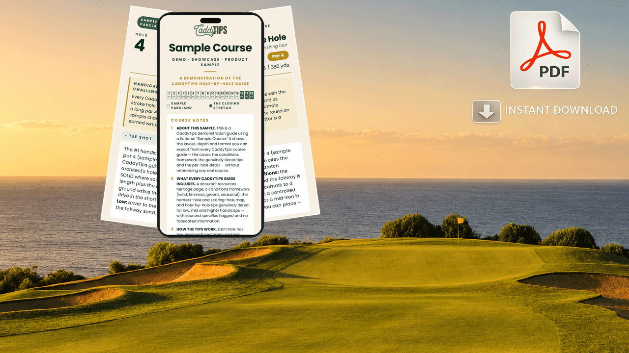 Sandpiper Golf Club Course Tips