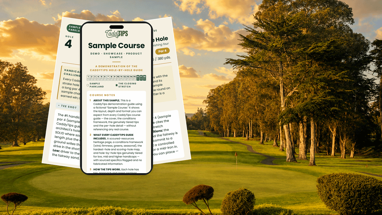 Seascape Golf Club Course Tips