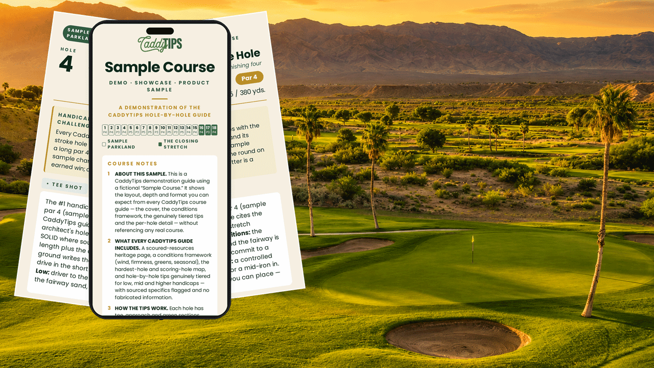 Casablanca Mesquite Course Tips