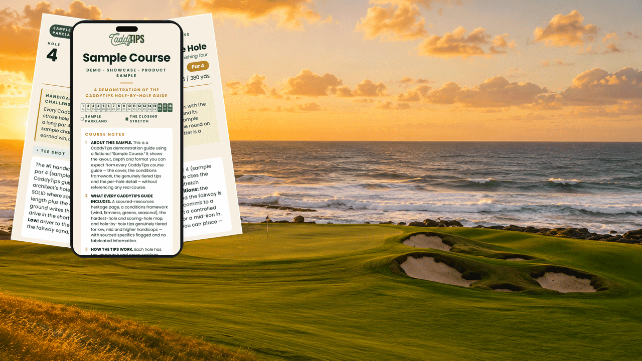 Ocean Dunes Golf Links Course Tips