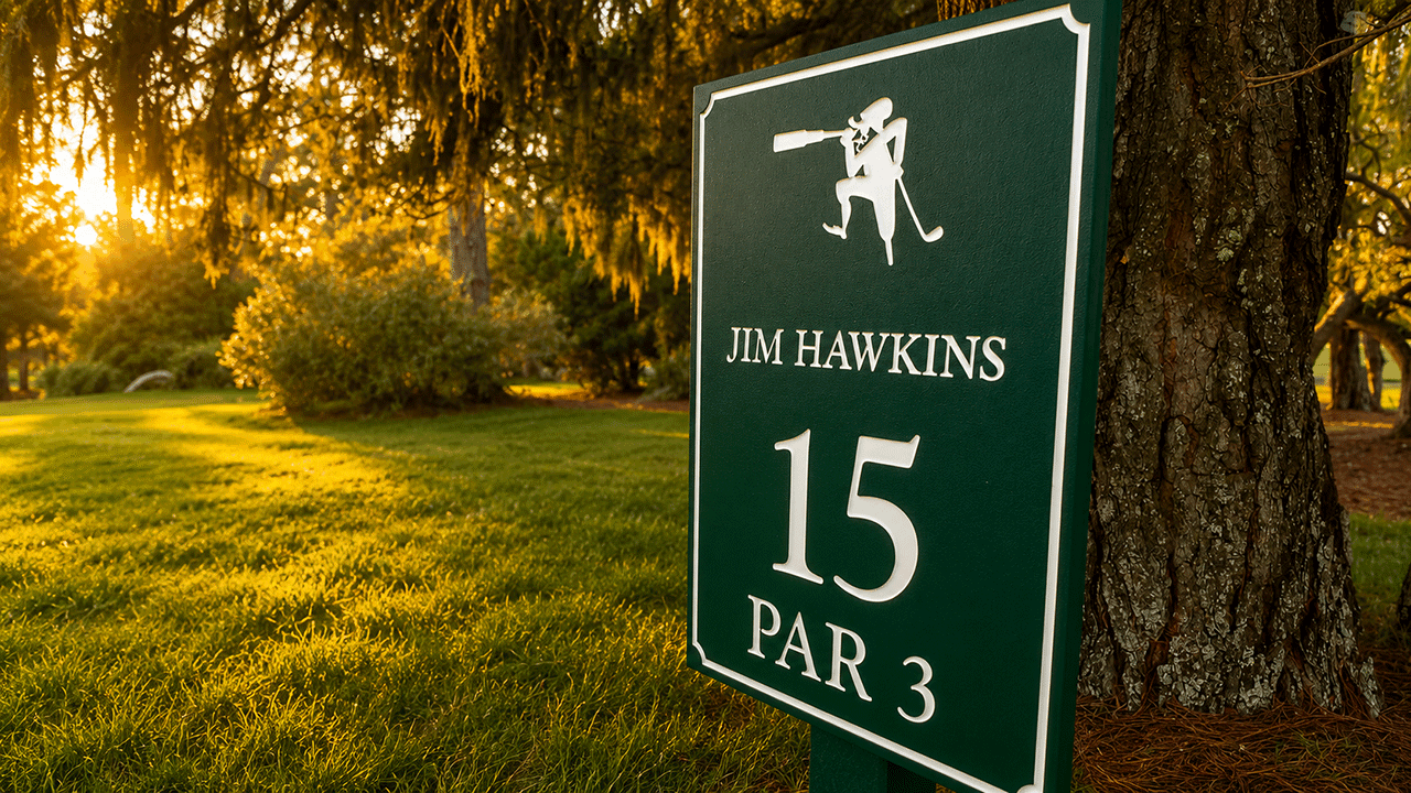 The Hole Names at Spyglass Hill