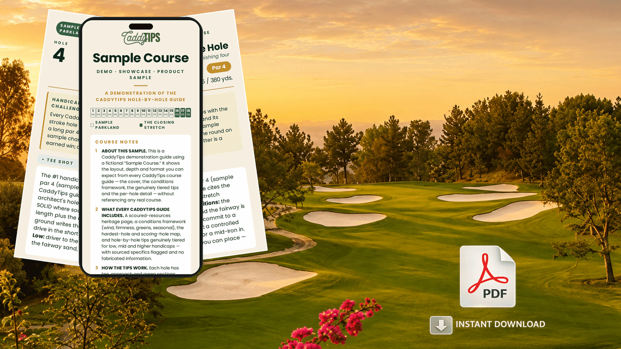 Industry Hills Eisenhower Course Tips