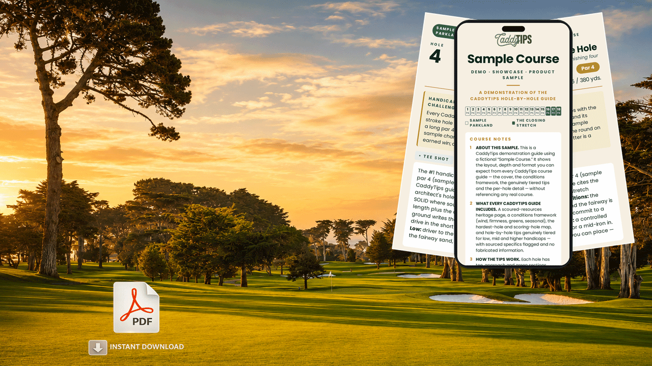 TPC Harding Park Course Tips