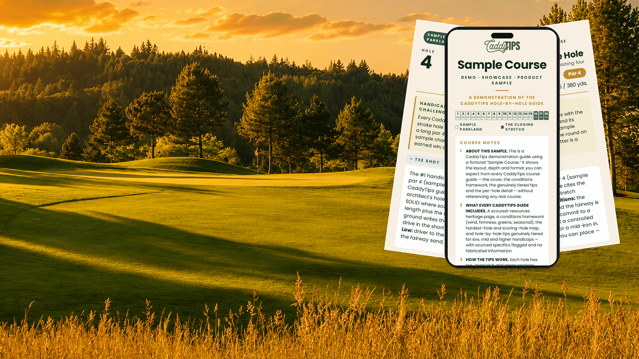 Persimmon Country Club Course Tips