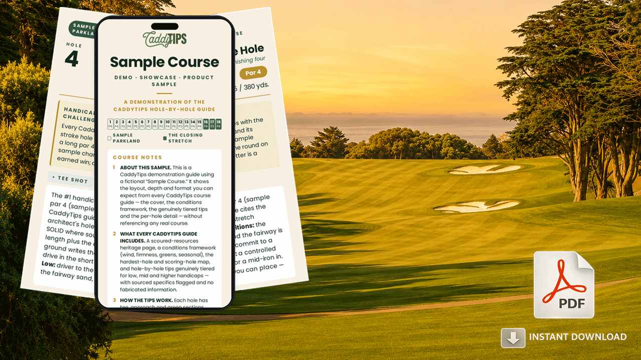 Bayonet Golf Course Tips