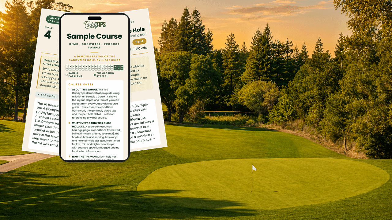 Tilden Park Golf Course Tips