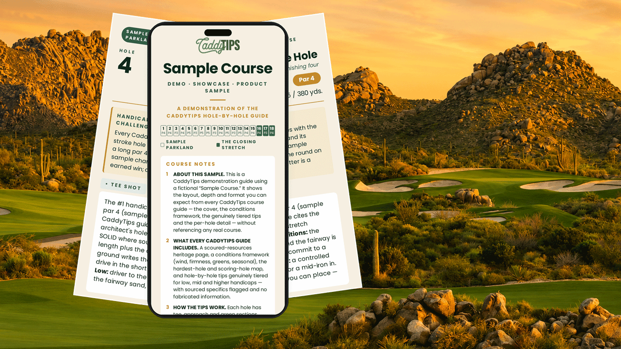 Troon North Monument Course Tips