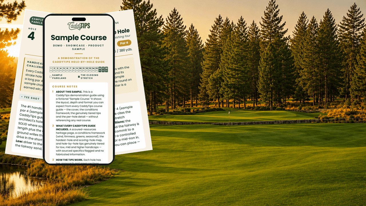 Widgi Creek Golf Course Tips