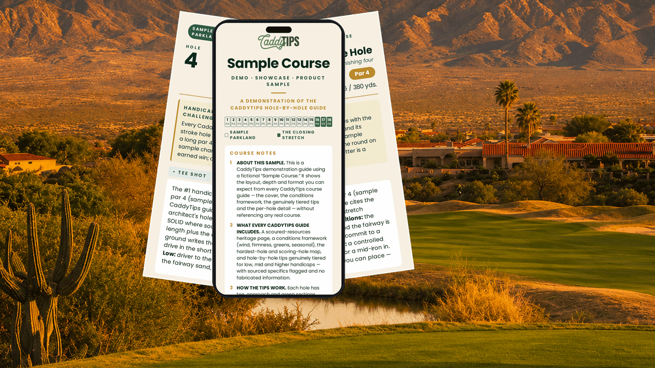 San Ignacio Golf Club Course Tips