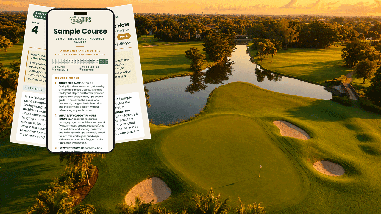 Deer Creek Golf Club Course Tips