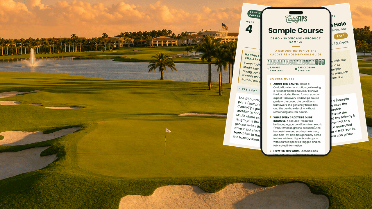 Trump National Doral Course Tips