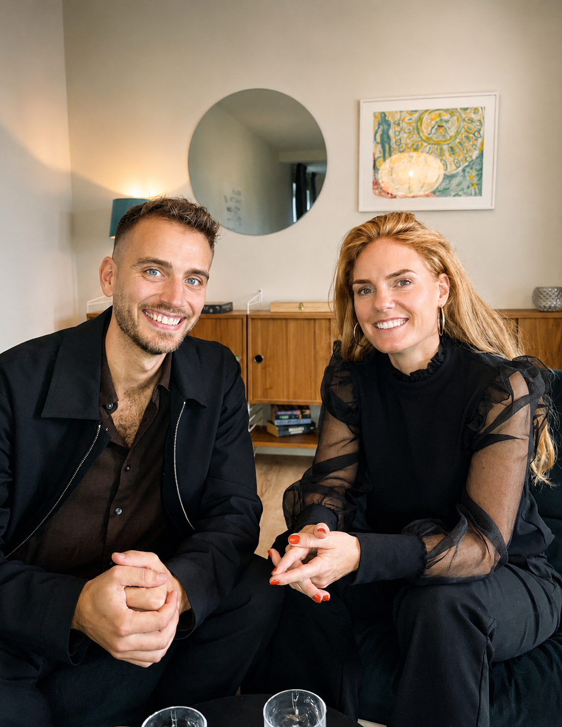 Robin och Lena, grundare av Viction