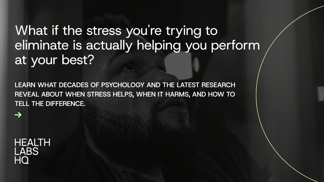 Can stress ever be good for you? The summer holiday edition