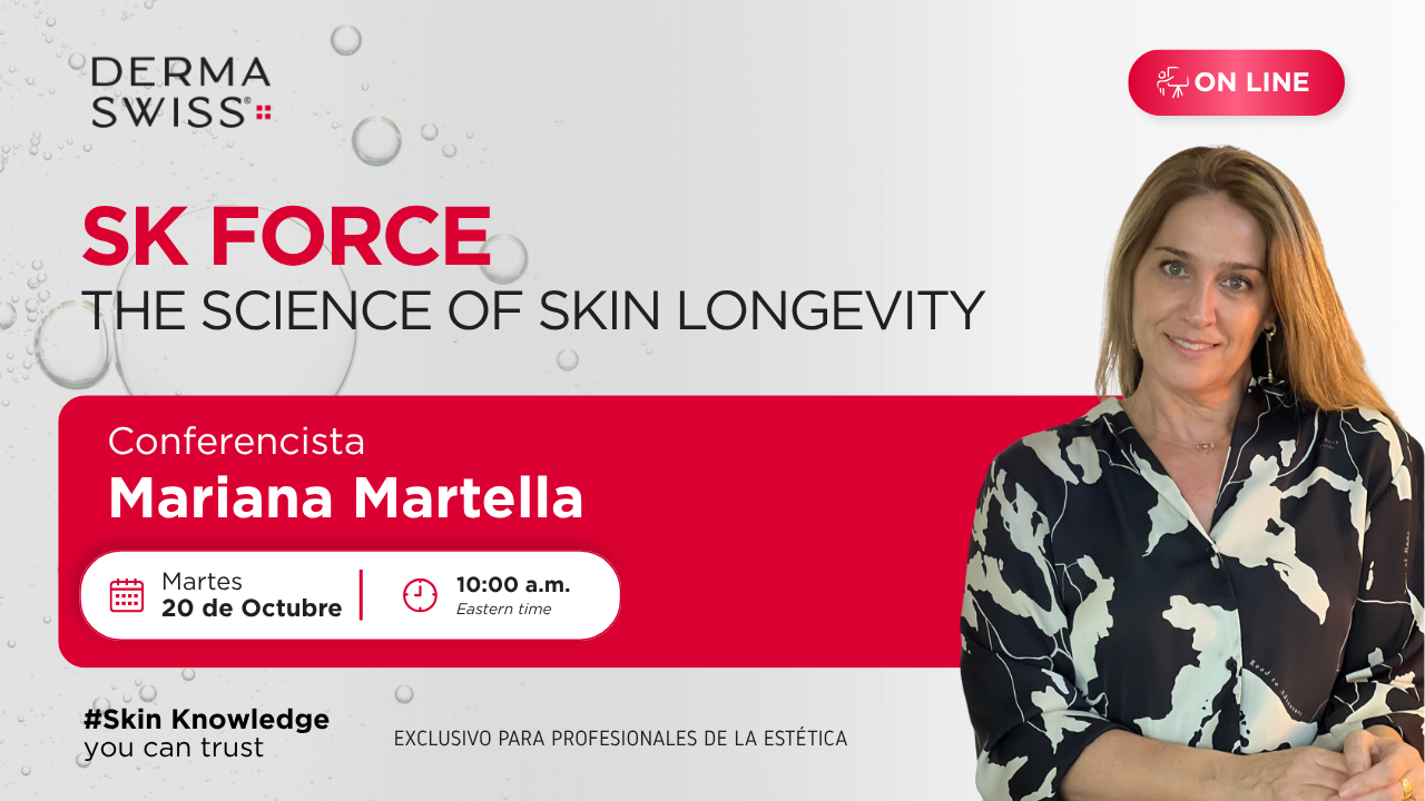 SK-FORCE The Science of Skin Longevity — webinar with Mariana Martella, Wednesday October 21, 10:00 a.m. EST