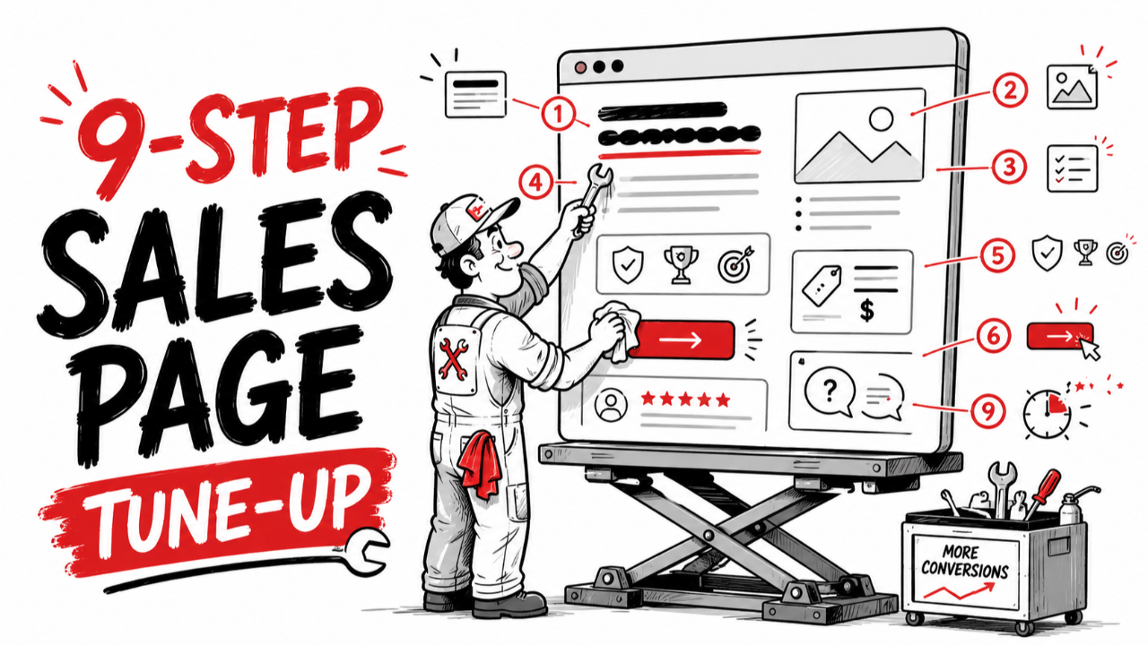 The Nine-Step Sales Page Sequence Most Online Marketers Get Wrong
