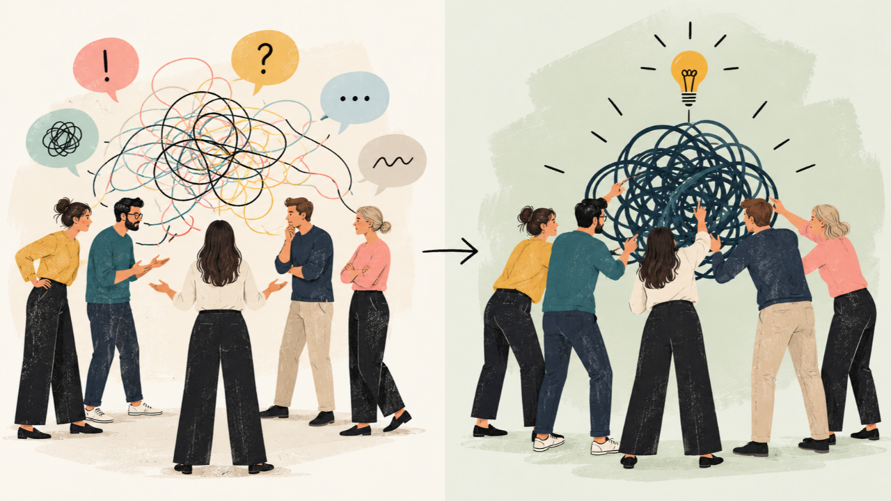 Move from people to problem