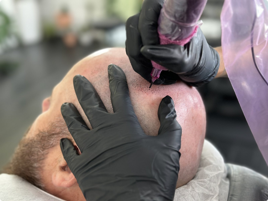 SMP treatment in progress