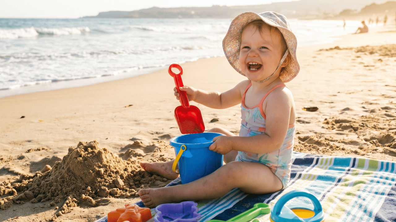 Al mare con il mio bambino