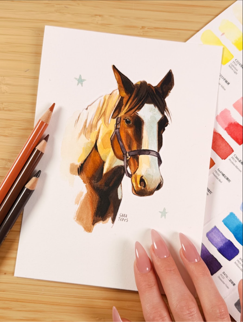 Painting Horses and Muscular Anatomy