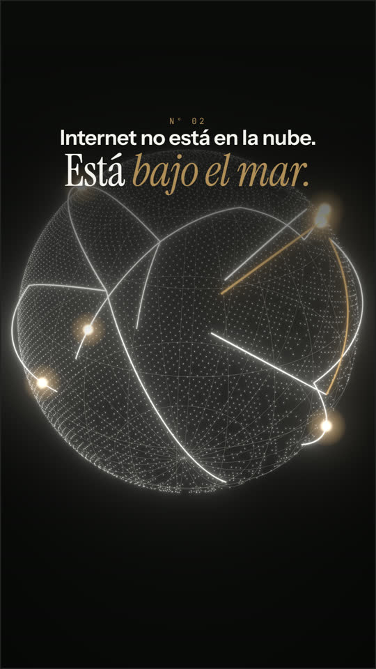 Portada del reel «Internet va bajo el mar»