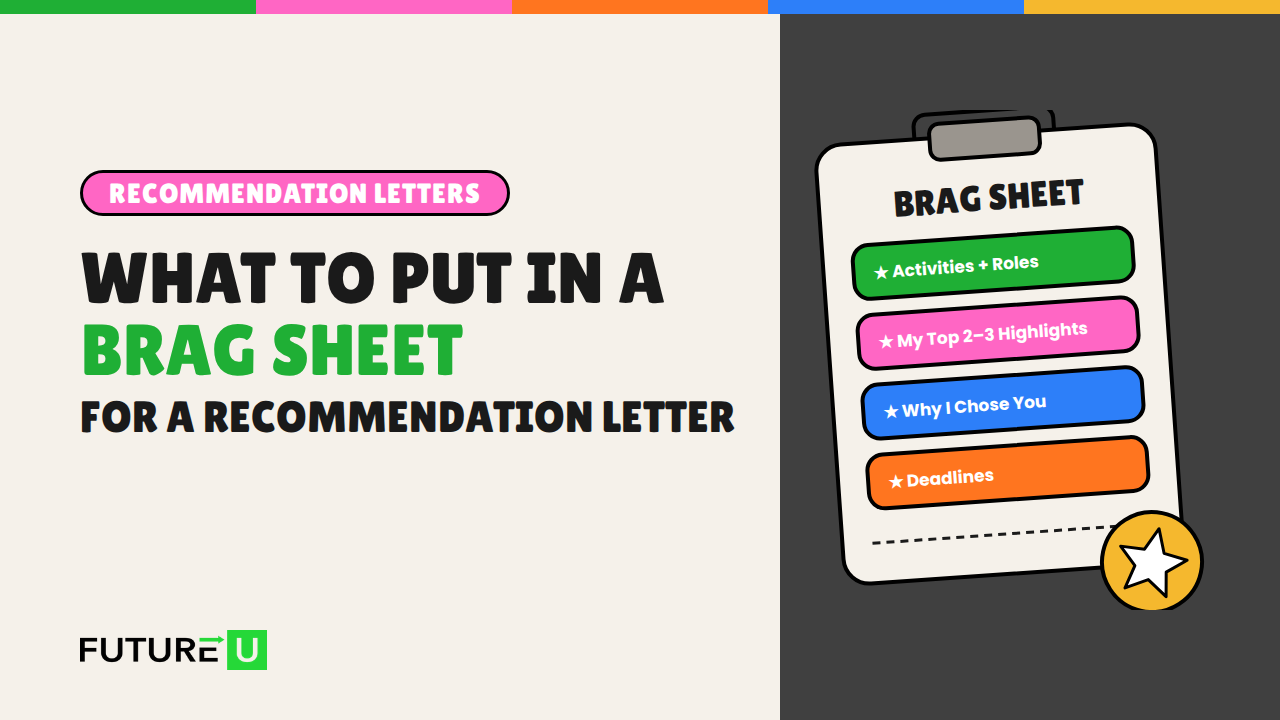 Clipboard holding a brag sheet with color-coded sections and a gold star badge.
