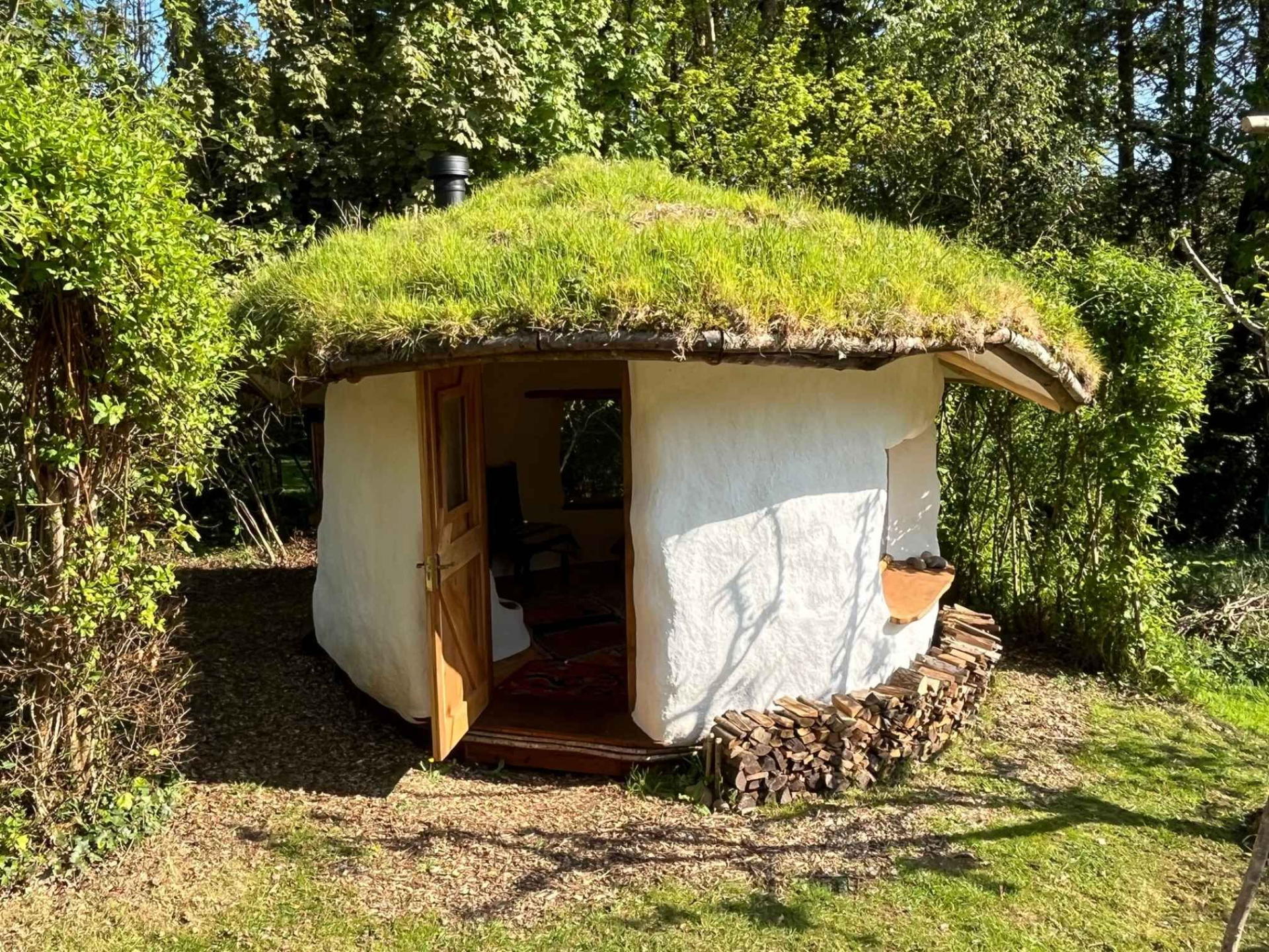 WyldRooms Strawbale Roundhouse The Land-Based Living Collective