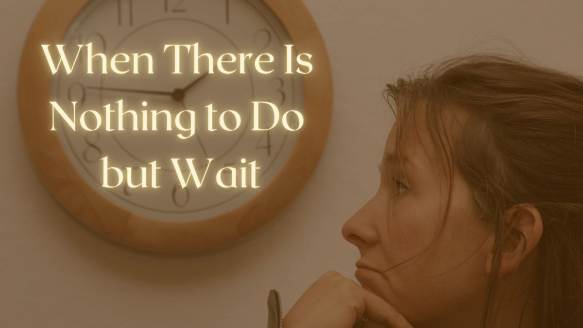 How to Stay Calm When You Can't Control a Situation