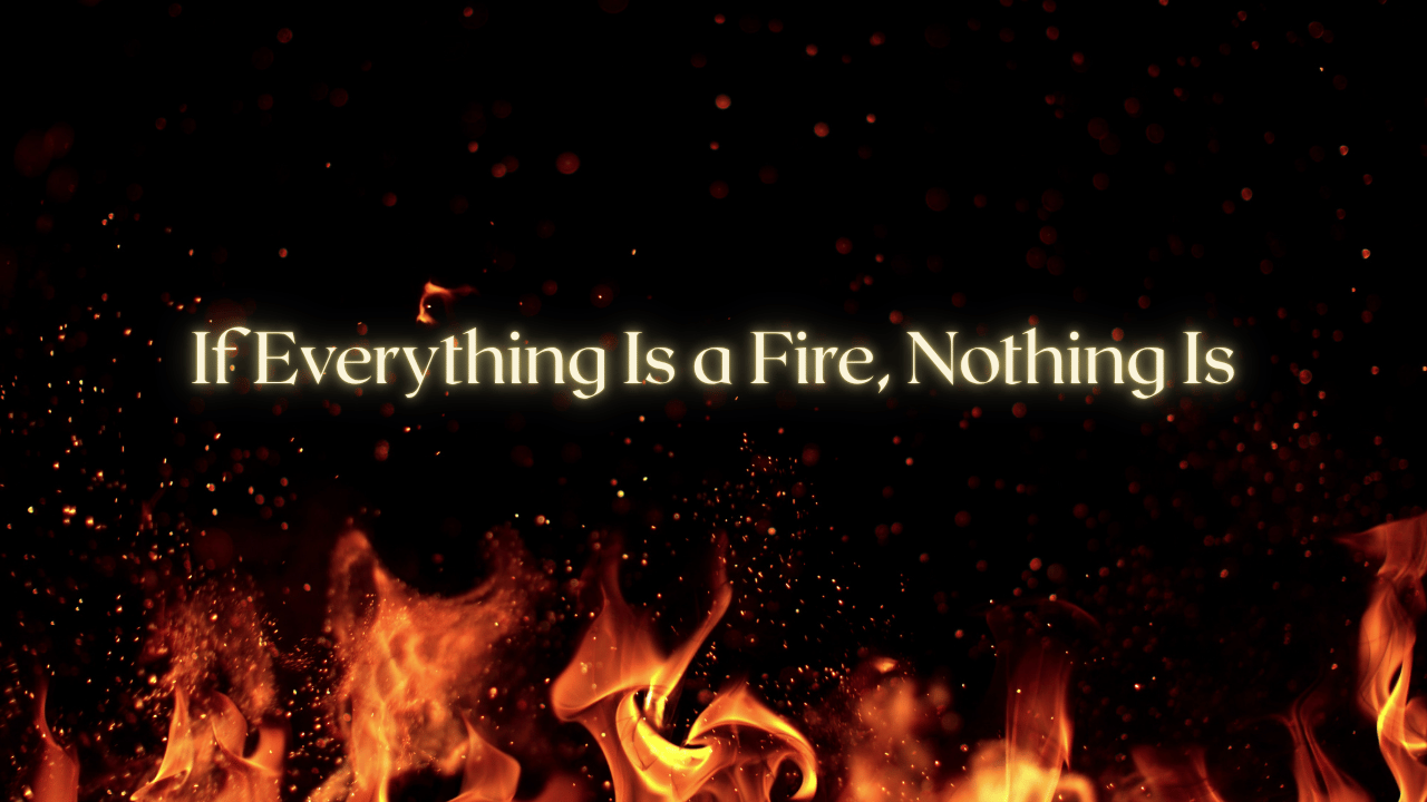Why Everything Feels Urgent 
