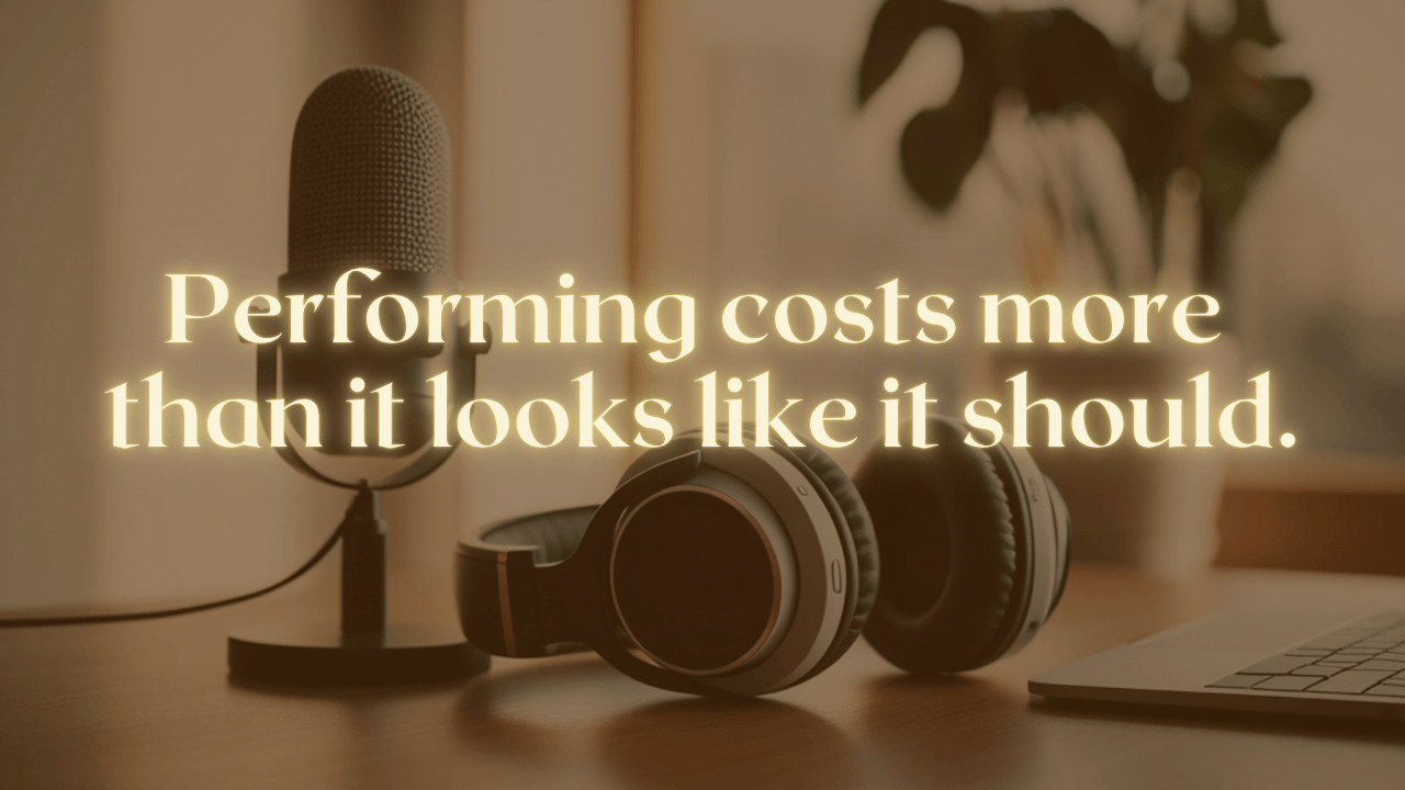 Why Performing Drains You and Being Yourself Doesn't