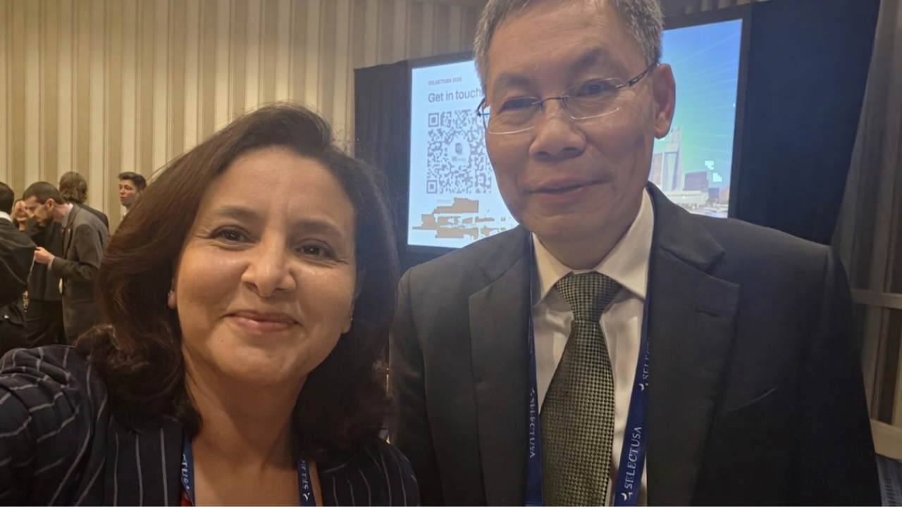 With Singapore Ambassador at the Singapore-US Reception at SelectUSA26