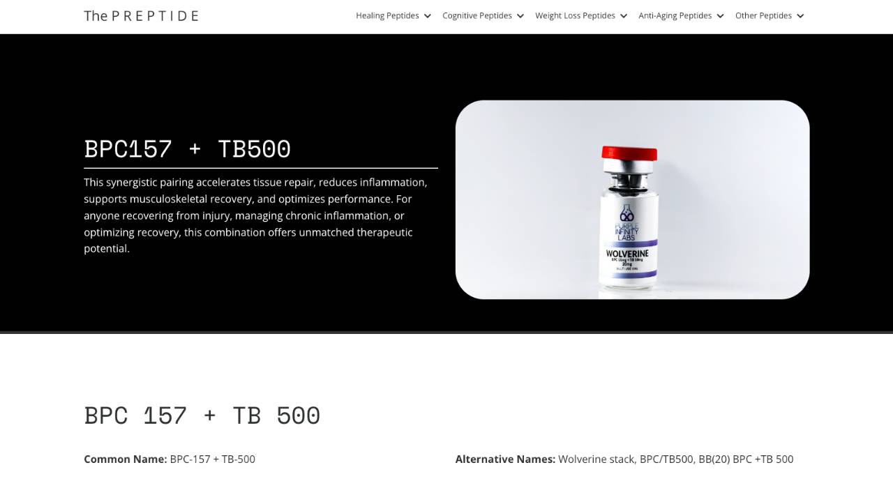 bpc 157 reduce inflammation BPC 157 + TB 500