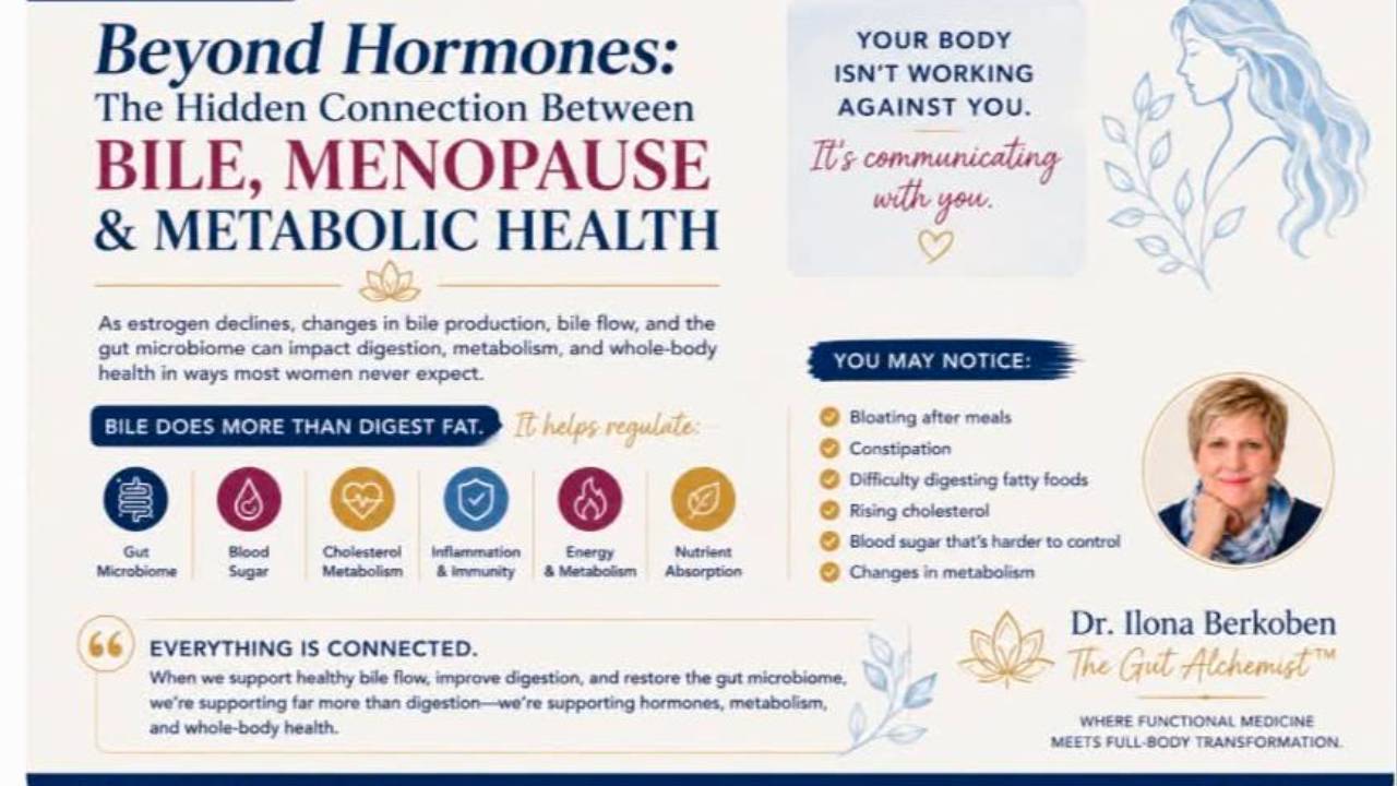 Beyond Hormones: The Hidden Connection Between Bile, Menopause, and Metabolic Health