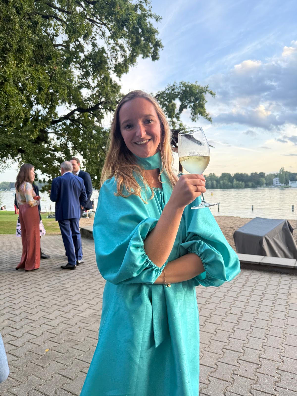 Emma aan het werk