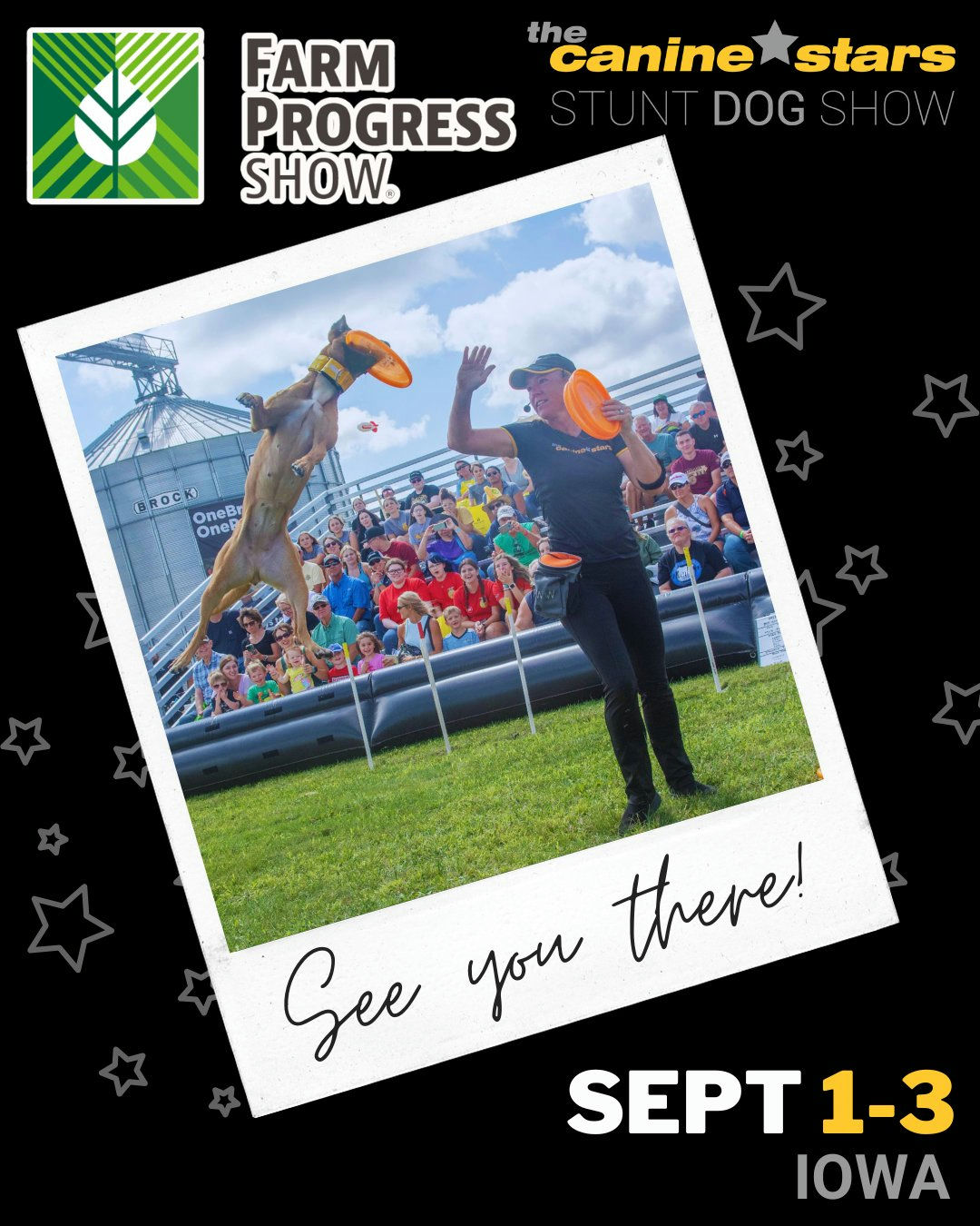 The Canine Stars at Farm Progress Show in Boone, Iowa