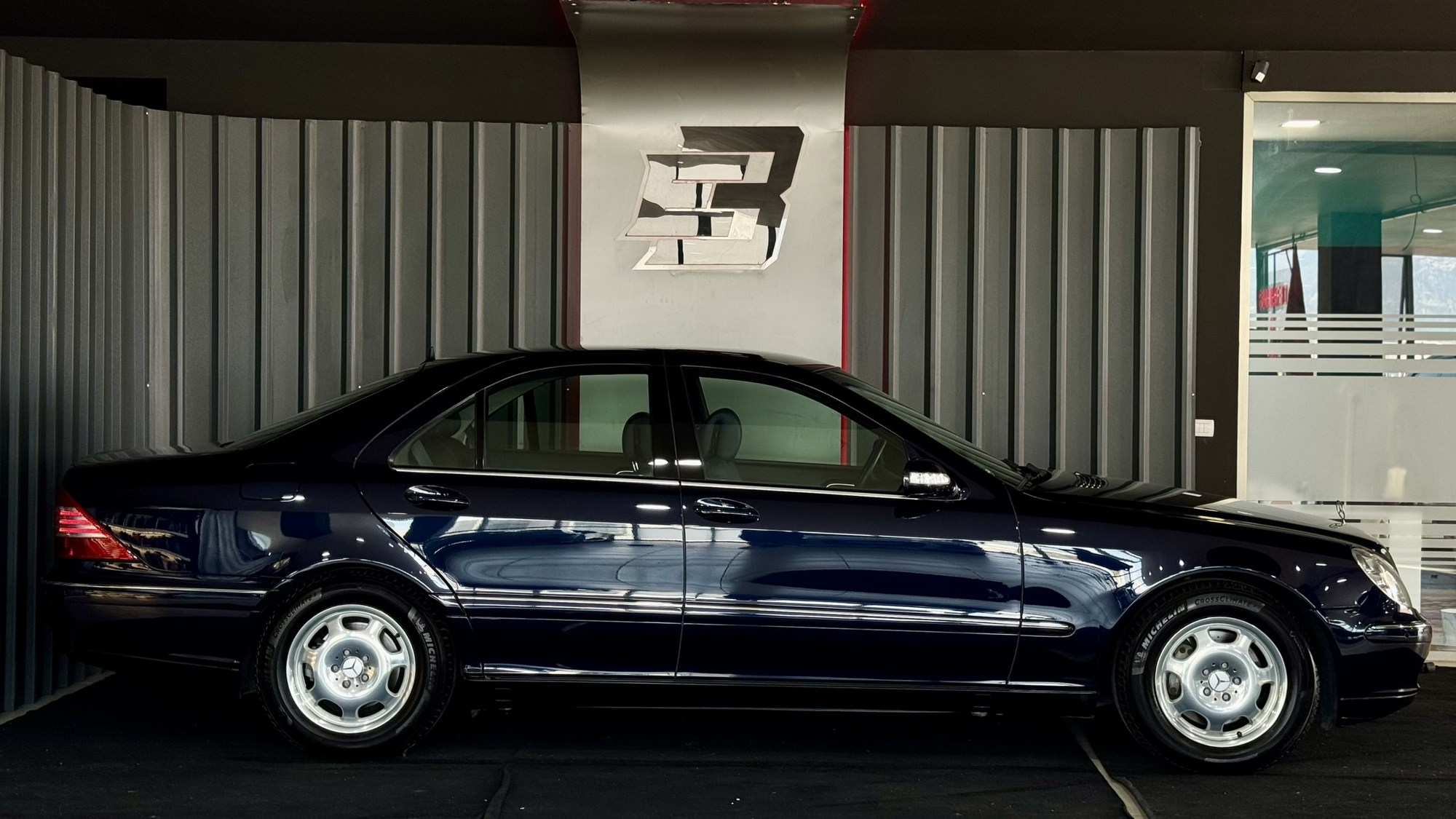 Sam and Spencer’s blue 2004 Mercedes-Benz S-320 CDI, bought in Germany and registered in Bulgaria