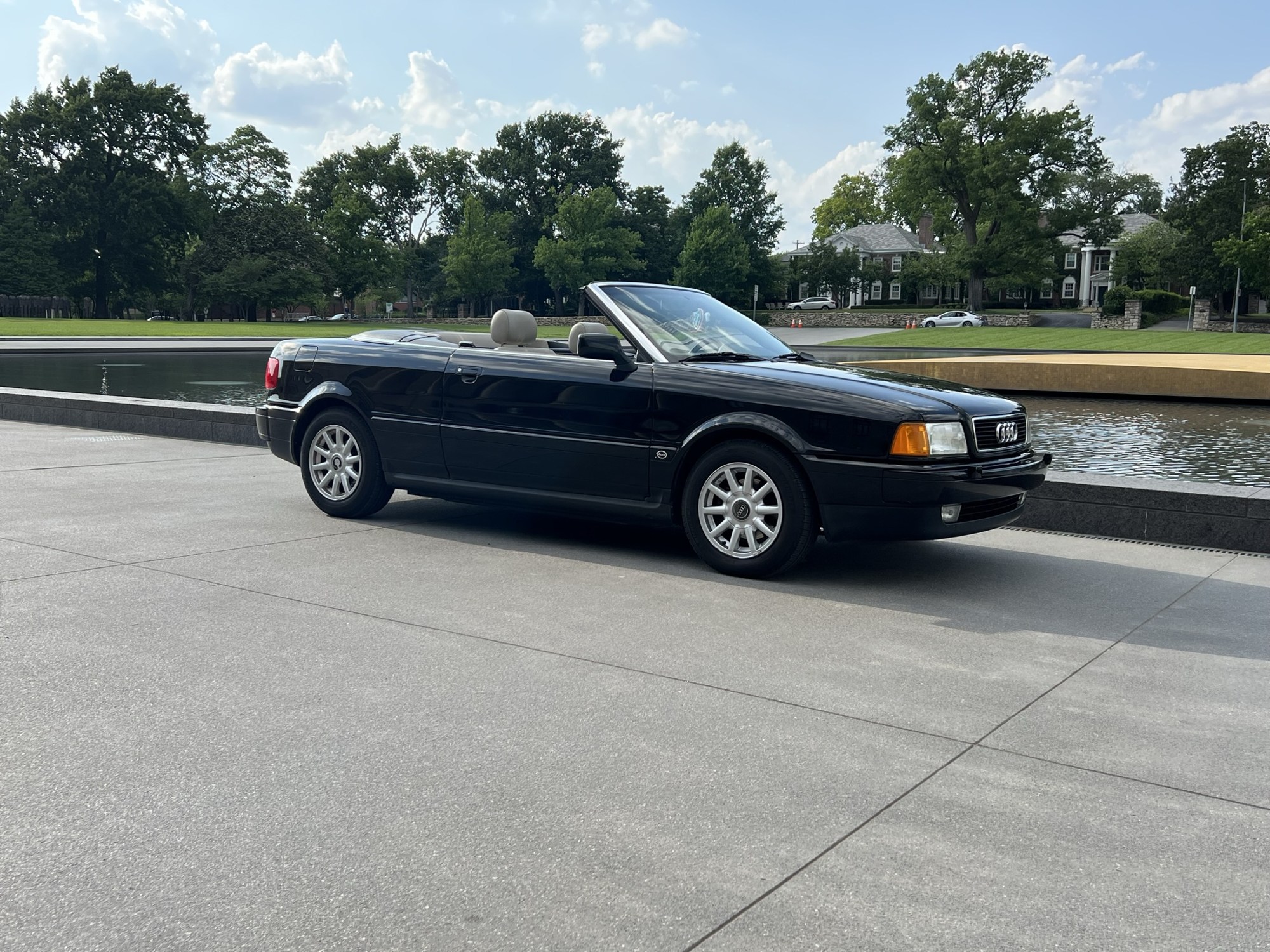 Spencer’s black 1996 Audi Cabriolet, sold prior to moving abroad