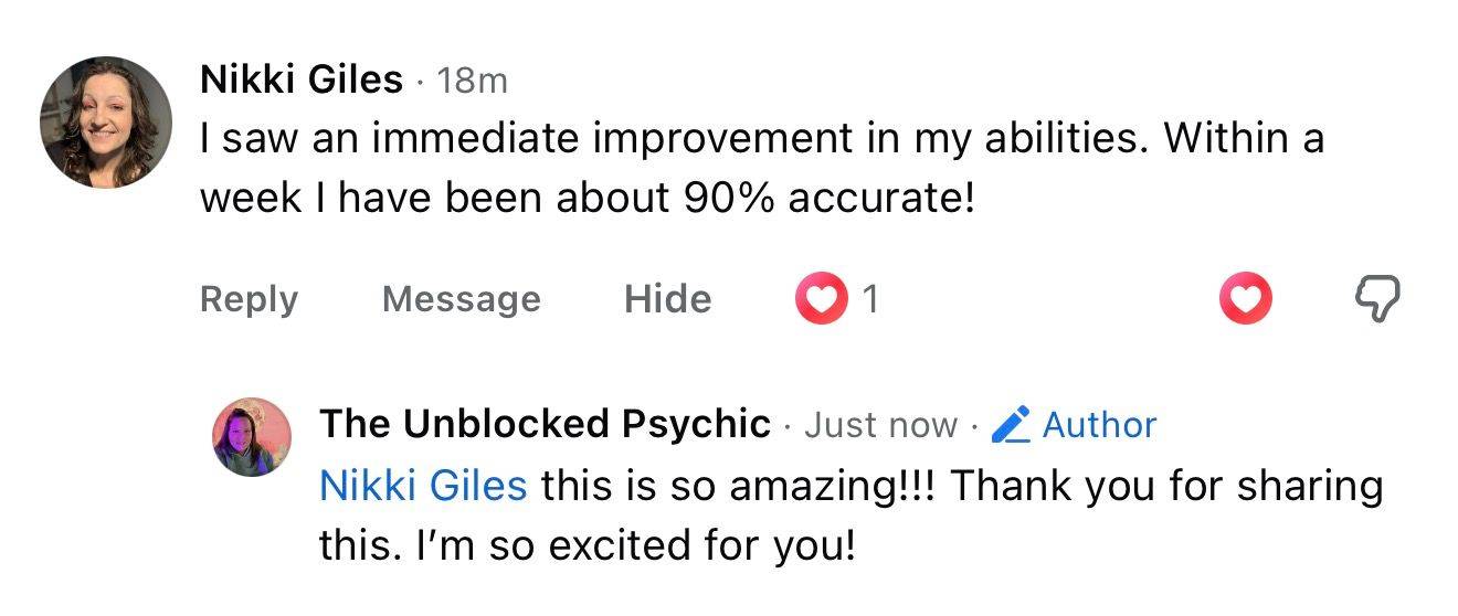 Review from Jacqueline: Your work in quantum coherence has changed os much for me! I love it so much!