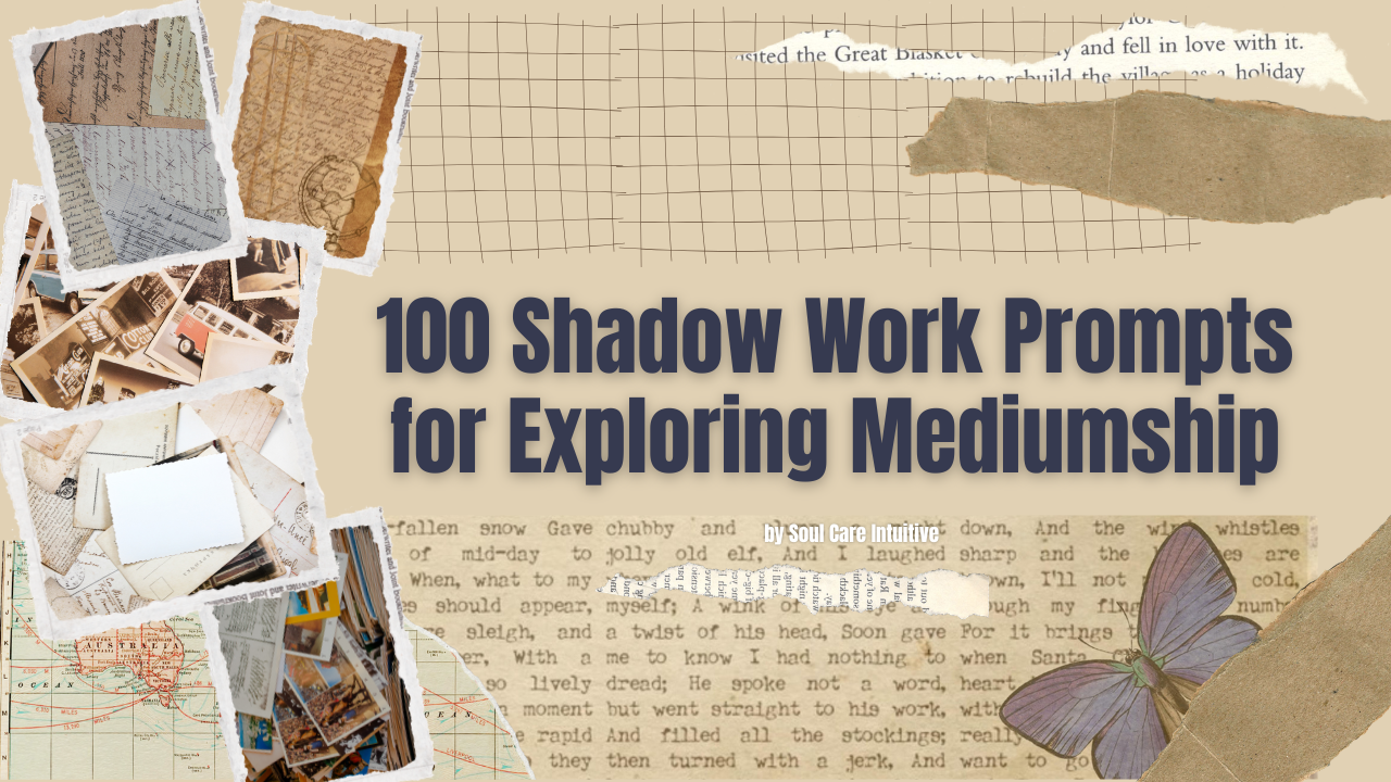 Brown background with paper bag cutouts and old time photos