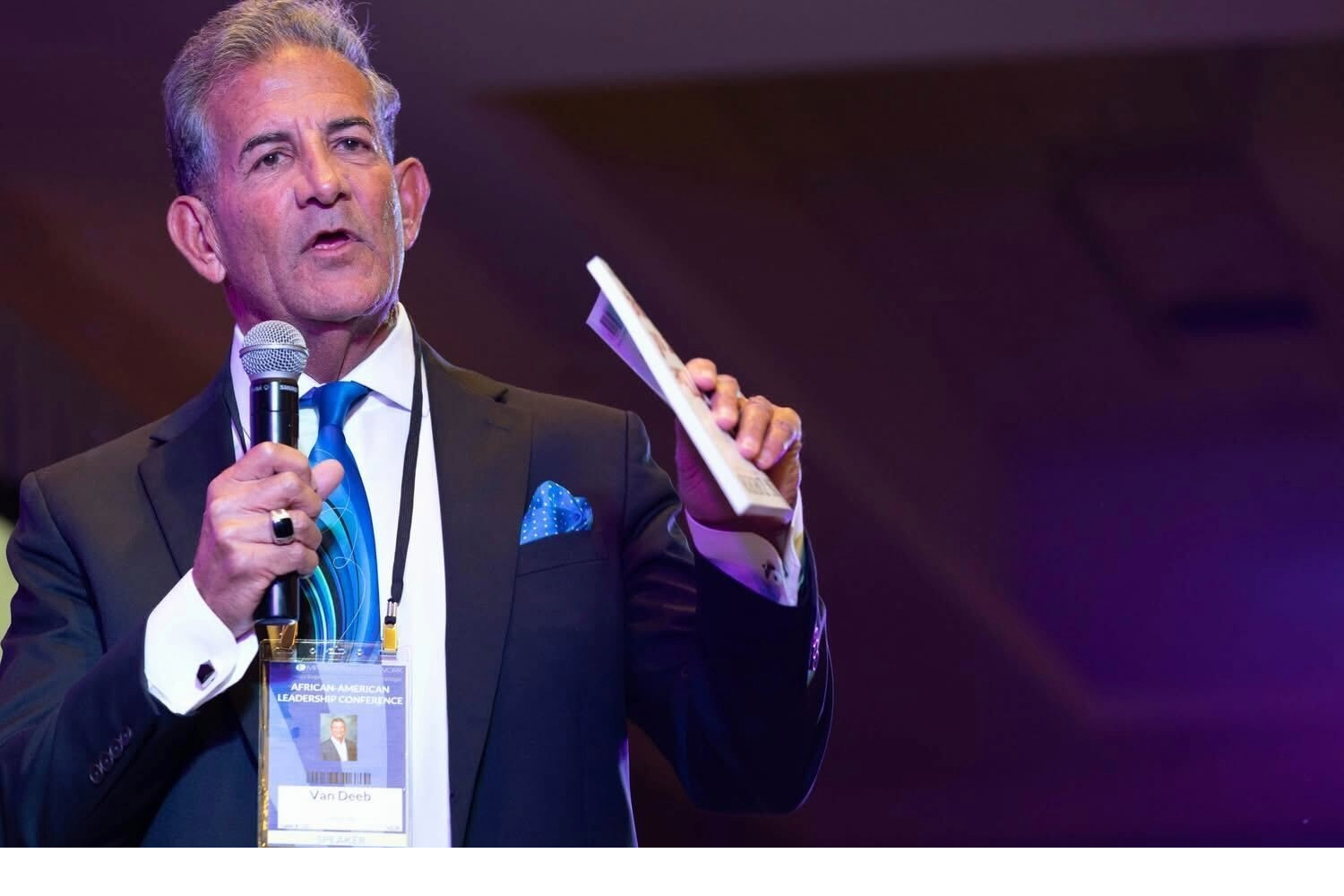Van Deeb speaking about real estate and professional growth.