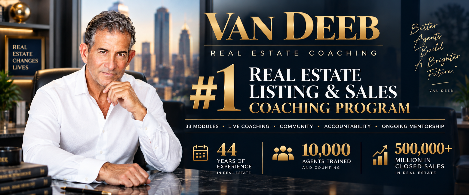 Van Deeb — #1 Real Estate Listing & Sales Coaching Program.