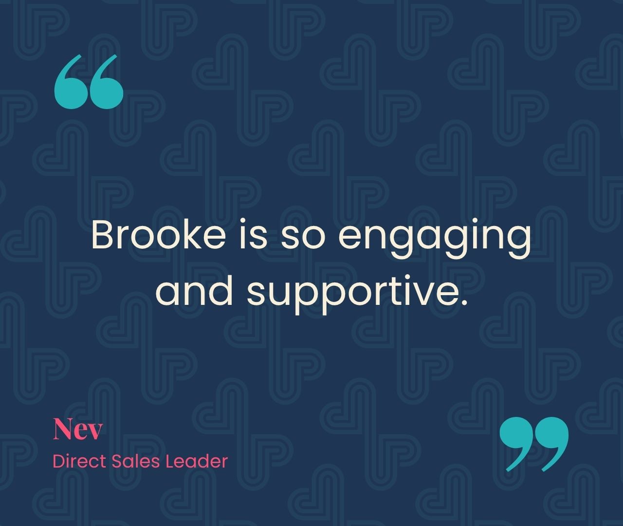 Testimonial image - Brooke is a wealth of knowledge
