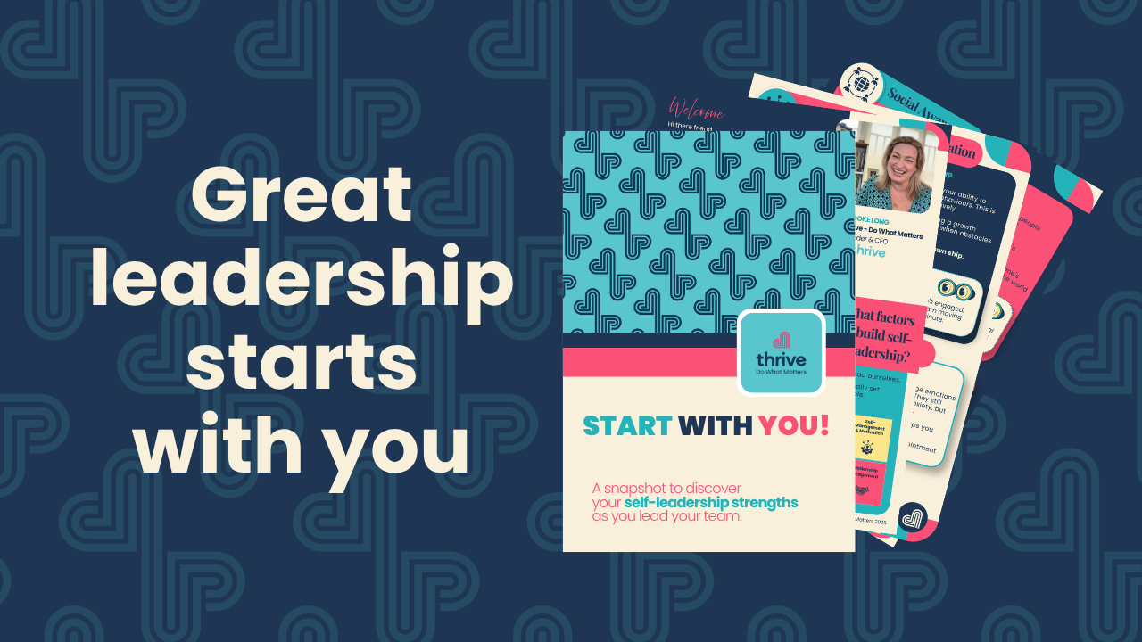 Great leadership starts with you