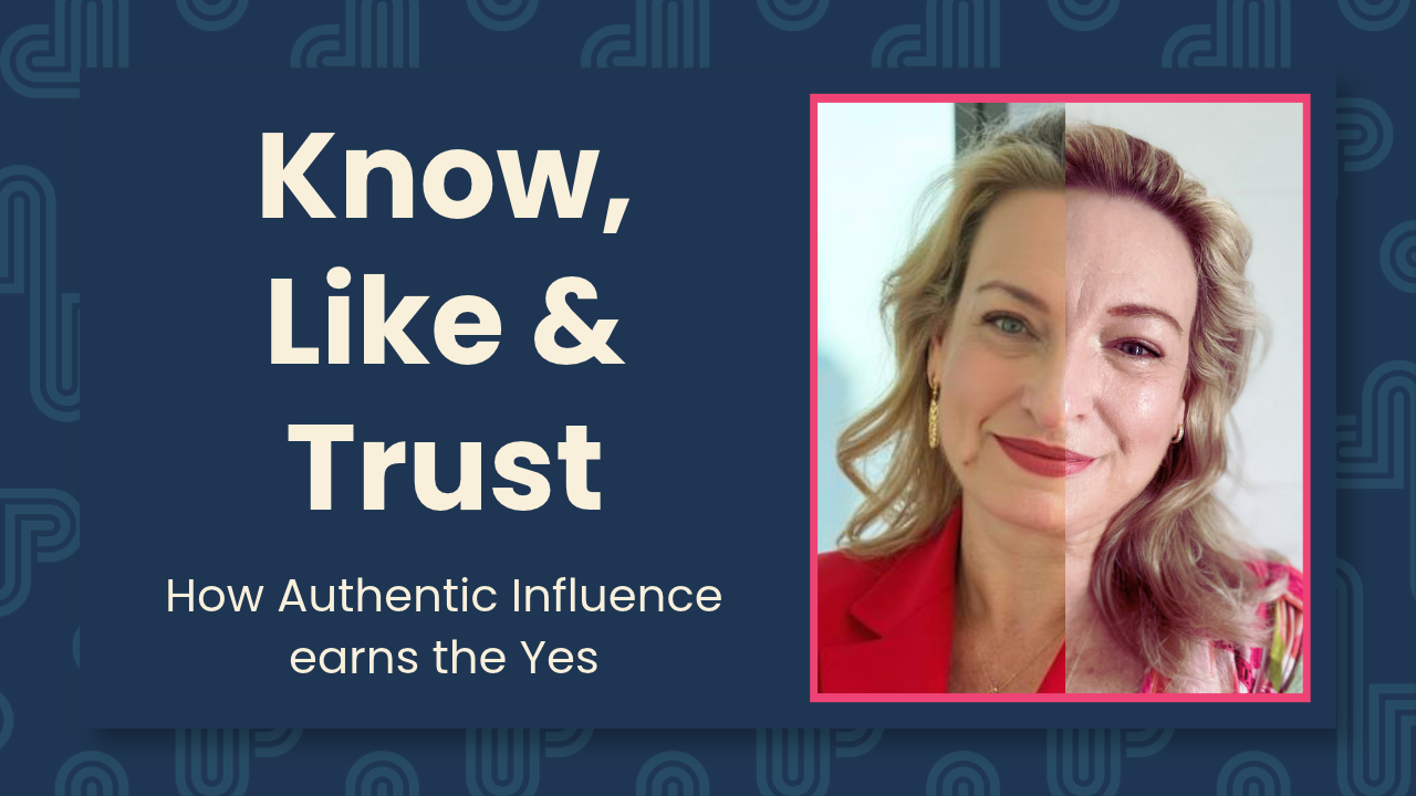 Know, Like & Trust - Discover how your Authentic Influence builds trust with customers and teams. From Thrive's Founder and Executive Coach, Brooke Long.