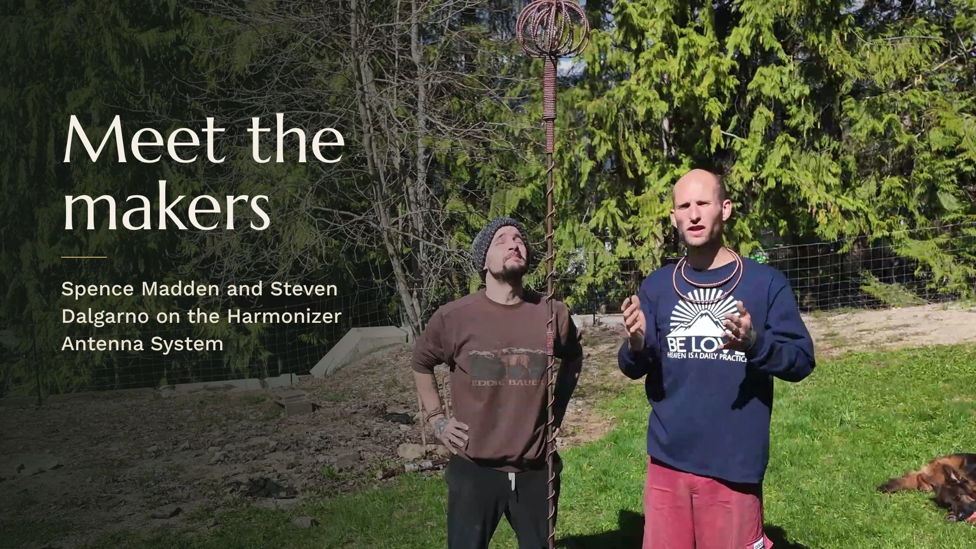 Meet the makers: Spence Madden and Steven Dalgarno on the Harmonizer Antenna System